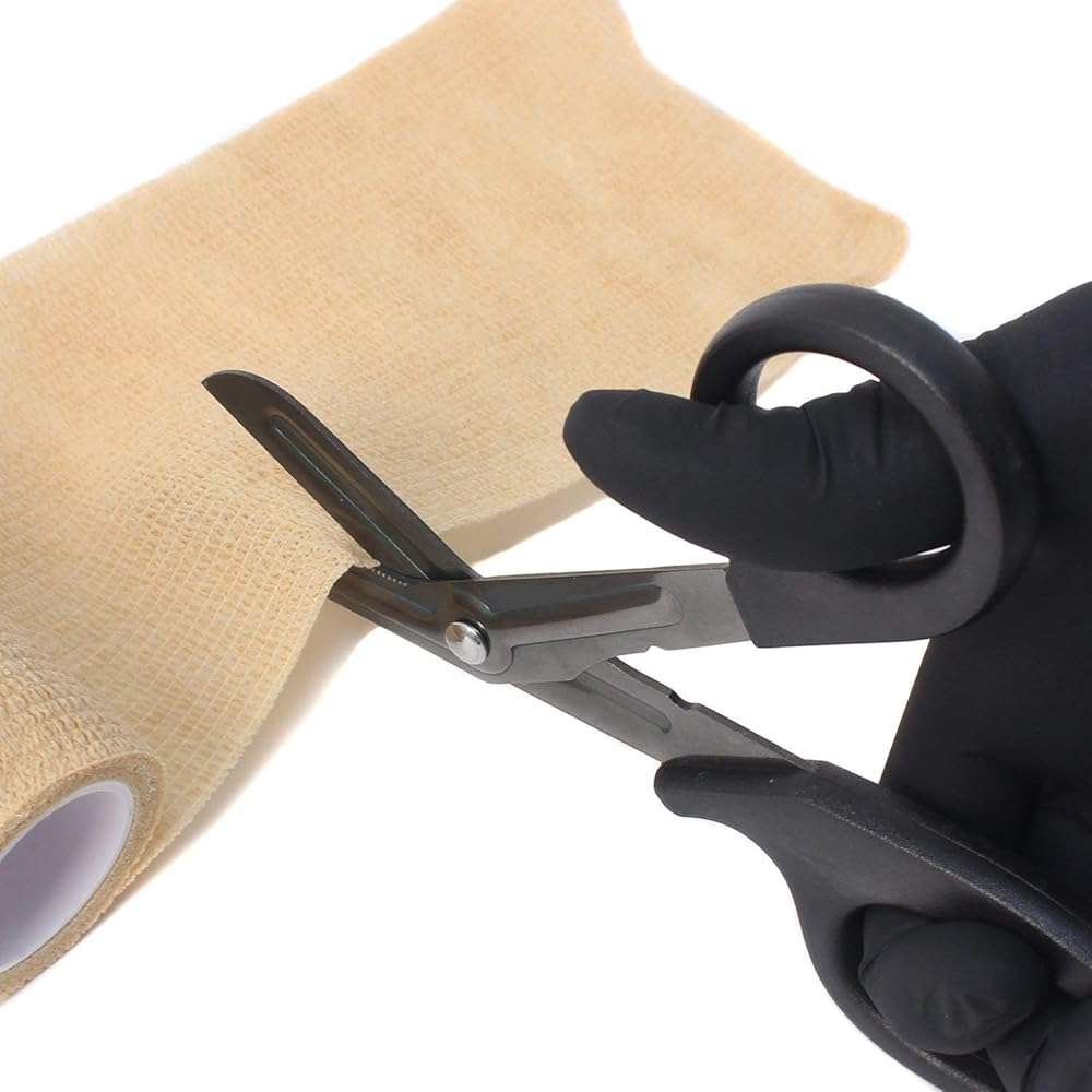 Spire Tuff Cut Utility Safety Bandage Scissors, Trauma Shears for Nurses First Aid Medical Paramedics Emergency EMT Physicians Doctors Nurse Home and Nursing Household, Military-Grade Scissors 7.5" - Image 4