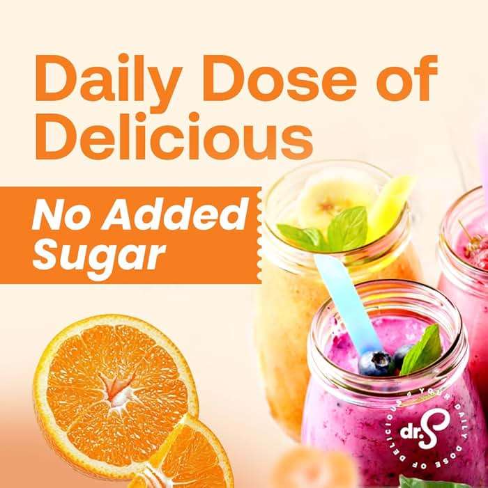 Dr. Smoothie 100% Crushed Orange Tangerine – No Added Sugar, Made with Real Fruits/Fruit Juice – Vegan, No Artificial Colors or Flavors – Sunny Blend of Sweet Oranges & Tangerines – 46 oz Bottle - Image 3