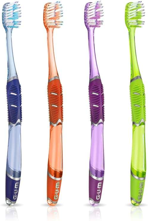 GUM Technique Deep Clean Toothbrush - Compact Soft - Soft Toothbrushes for Adults with Sensitive Gums - Extra Fine Bristles, 1ct (12pk) - Image 9