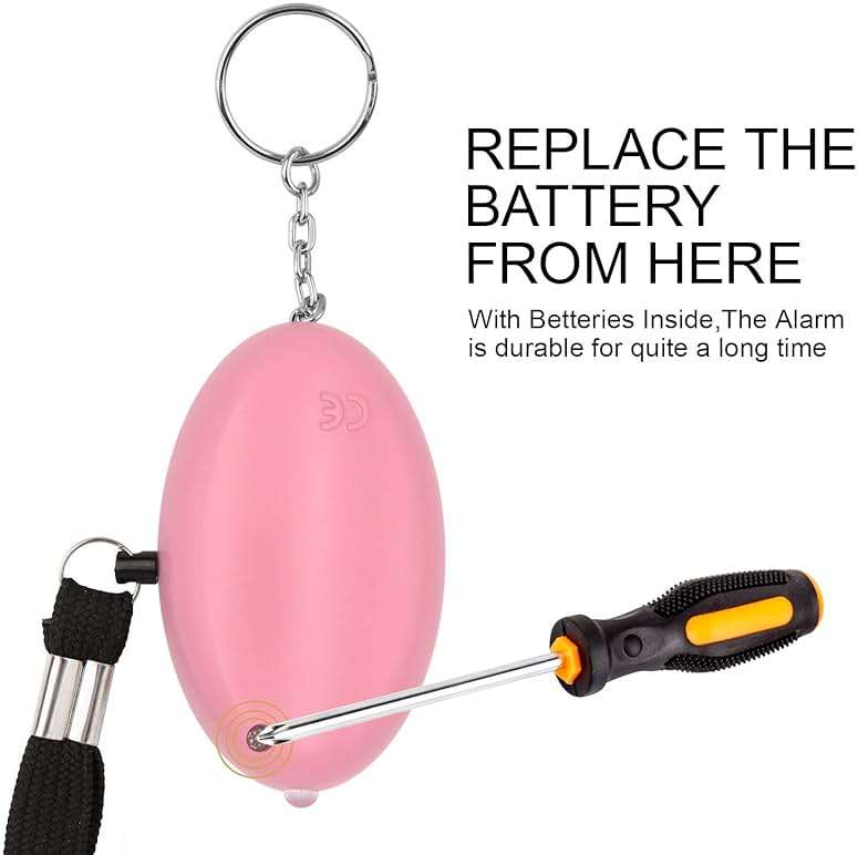 KOSIN Safe Sound Personal Alarm, 8 Pack 140DB Personal Security Alarm Keychain with LED Lights, Emergency Safety Alarm for Women, Men, Children, Elderly - Image 5