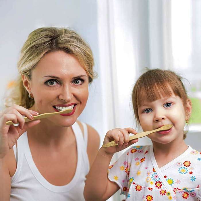 NUDUKO Bamboo Toothbrushes Biodegradable Toothbrush 10 Pack - Eco-Friendly, Natural Wooden Tooth Brush, BPA Free Travel Size Organic Soft Bristle Toothbrush, Soft Toothbrushes for Adults - Image 8