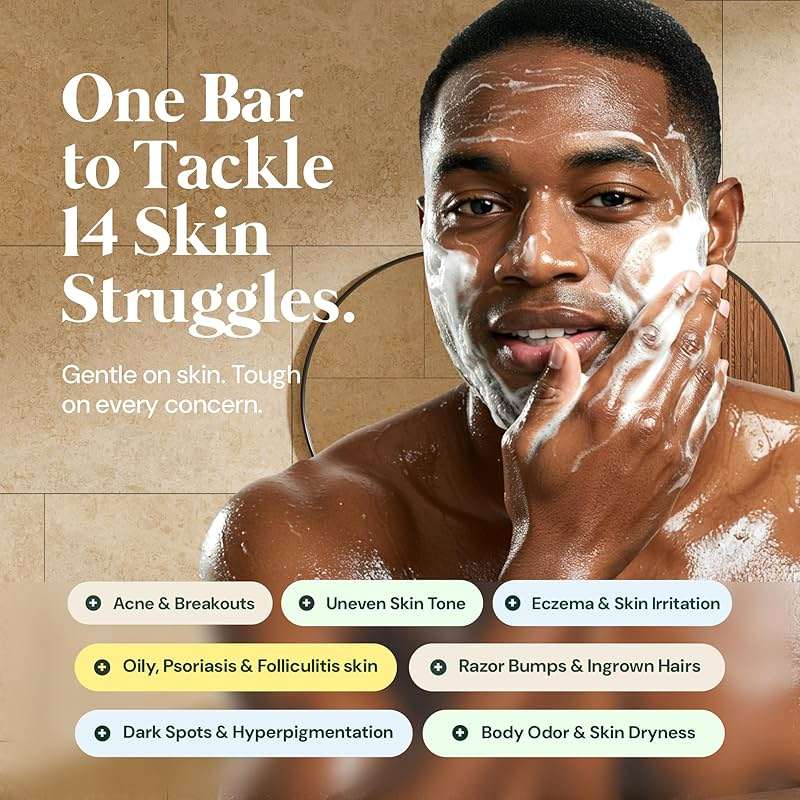 It's Pure Natural Raw African Black Soap Bars Extra Rich Shea Butter (Pack of 3, 15oz Total) – Organic Soap for Acne, Dark Spots & Dry Skin – Face & Body Cleanser – Handmade in Ghana - Image 5