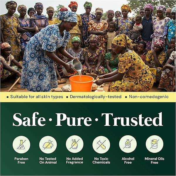 It's Pure Natural Raw African Black Soap Bars Extra Rich Shea Butter (Pack of 3, 15oz Total) – Organic Soap for Acne, Dark Spots & Dry Skin – Face & Body Cleanser – Handmade in Ghana - Image 8