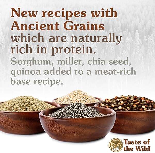 Taste of the Wild with Ancient Grains, Ancient Prairie Canine Recipe with Roasted Bison and Venison Dry Dog Food, Made with High Protein from Real Meat and Guaranteed Nutrients and Probiotics 28lb - Image 5