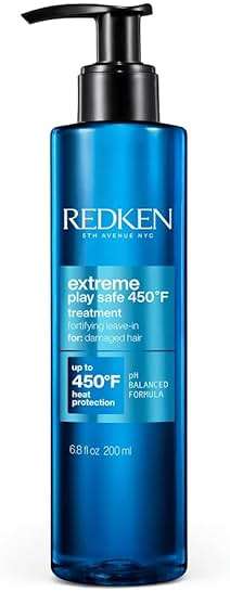 Redken Extreme Play Safe Heat Protection and Damage Repair Treatment For All Hair Types - Helps Reduce The Appearance of Split Ends With Tourmaline - Image 1