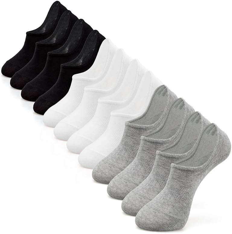 IDEGG No Show Socks Women & Men Low Cut Ankle Short Anti-slid Athletic Running Casual Invisible Liner Socks - Image 1