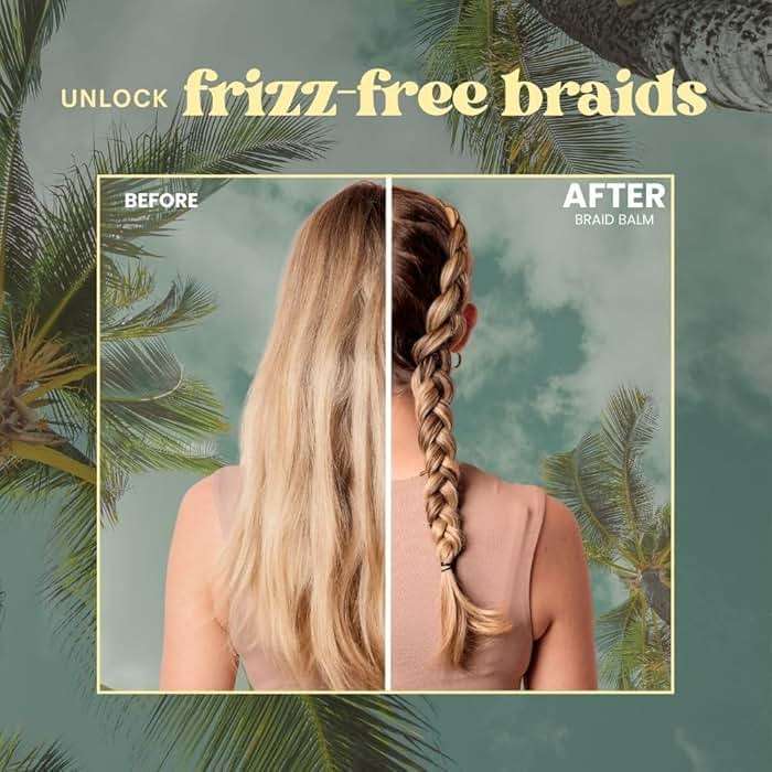The Beachwaver Co. Braid Balm Pre-Braid Prep - Full Size (4 Fl Oz) | Frizz-Taming Primer Foam | Strengthen and Reduce Flyaways w/HiX Vegan Bond Multipliers - For All Hair Types | Bondi Beach Day - Image 12