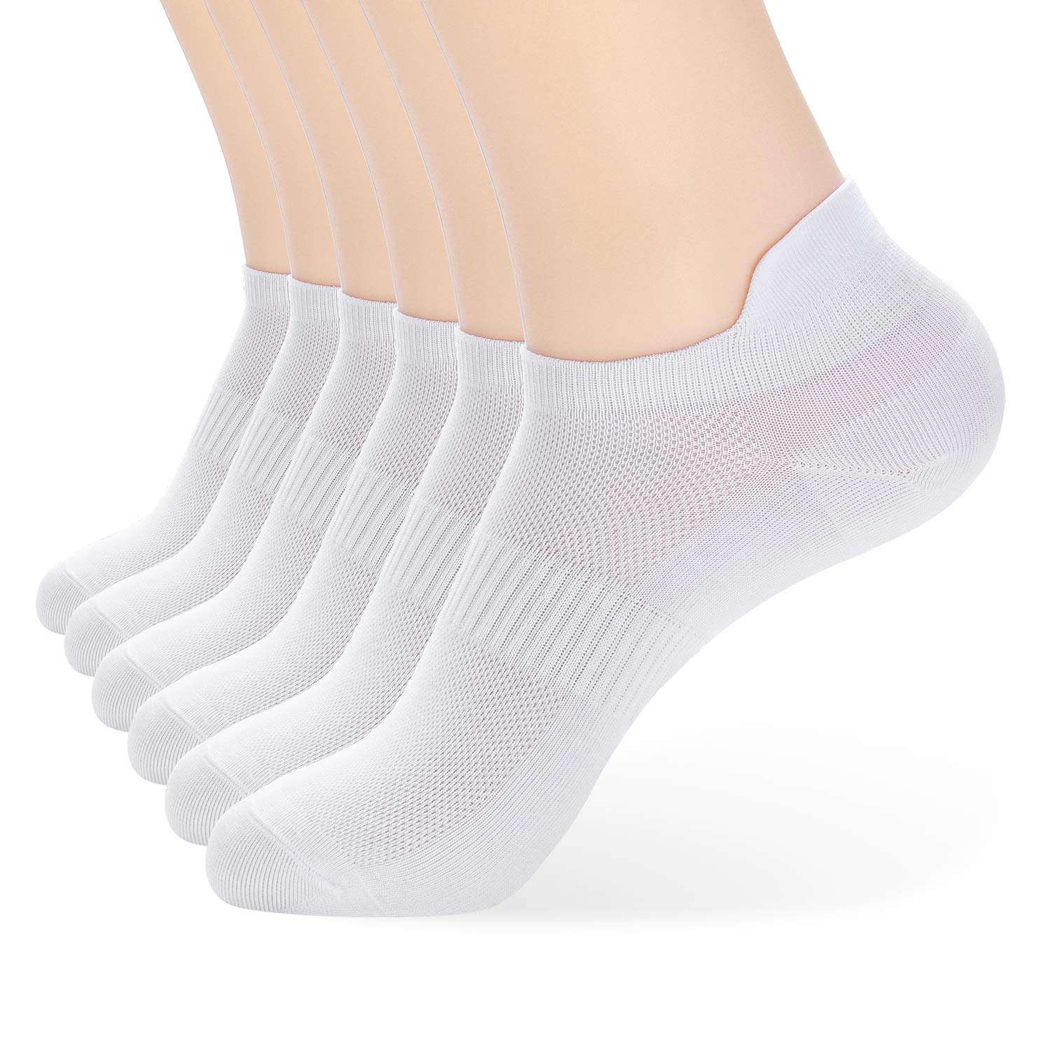 ATBITER Ankle Socks Womens and Men Thin Athletic Running Low Cut No Show Socks With Heel Tab 6-12 Pairs - Image 1