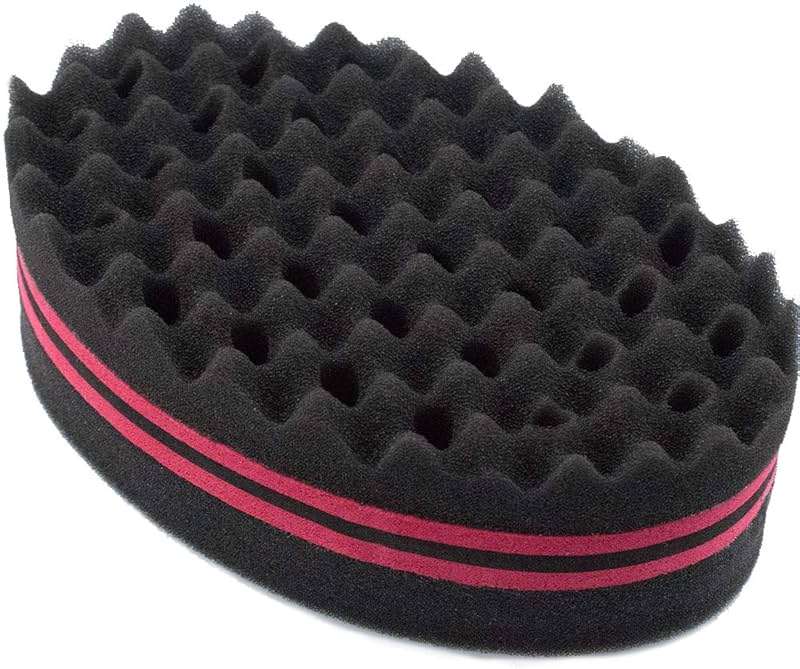 Hair Magic Twist Sponge: Two-Sided Dread Afro Coil Barber Tool for Curling and Waving Men's and Women's Long/Short Hair, 1 Pc - Image 7