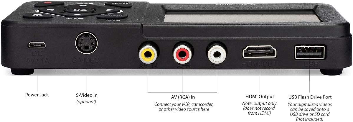 ClearClick Video to Digital Converter 2.0 (Second Generation) - Record Video from VCR's, VHS Tapes, AV, RCA, Hi8, Camcorder, DVD, Gaming Systems [Requires Working VCR/Camcorder & Tapes] - Image 3