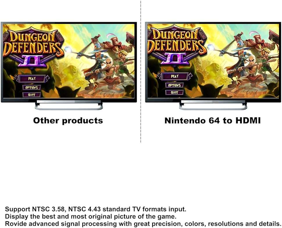 Nintendo64 To HDMI Converter, HD Link Cable N64 To a New HDMI TV, Plug and Play, Restore Game Screen - Image 5