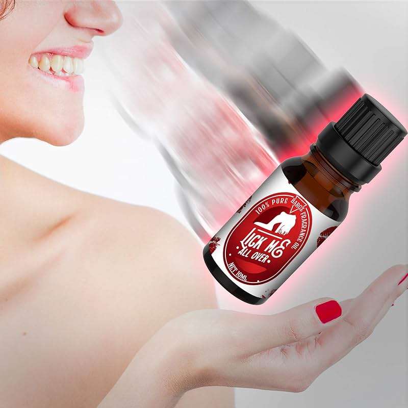 Bargz Lick Me All Over Perfume Oil, Fragrance, Lovely Raspberry And Melon Aromas With A Touch Of Vanilla - Flat Cap [10 ML] - Image 5