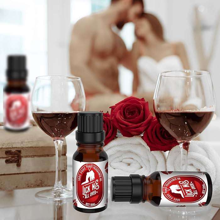 Bargz Lick Me All Over Perfume Oil, Fragrance, Lovely Raspberry And Melon Aromas With A Touch Of Vanilla - Flat Cap [10 ML] - Image 6