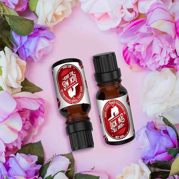Bargz Lick Me All Over Perfume Oil, Fragrance, Lovely Raspberry And Melon Aromas With A Touch Of Vanilla - Flat Cap [10 ML] - Image 8