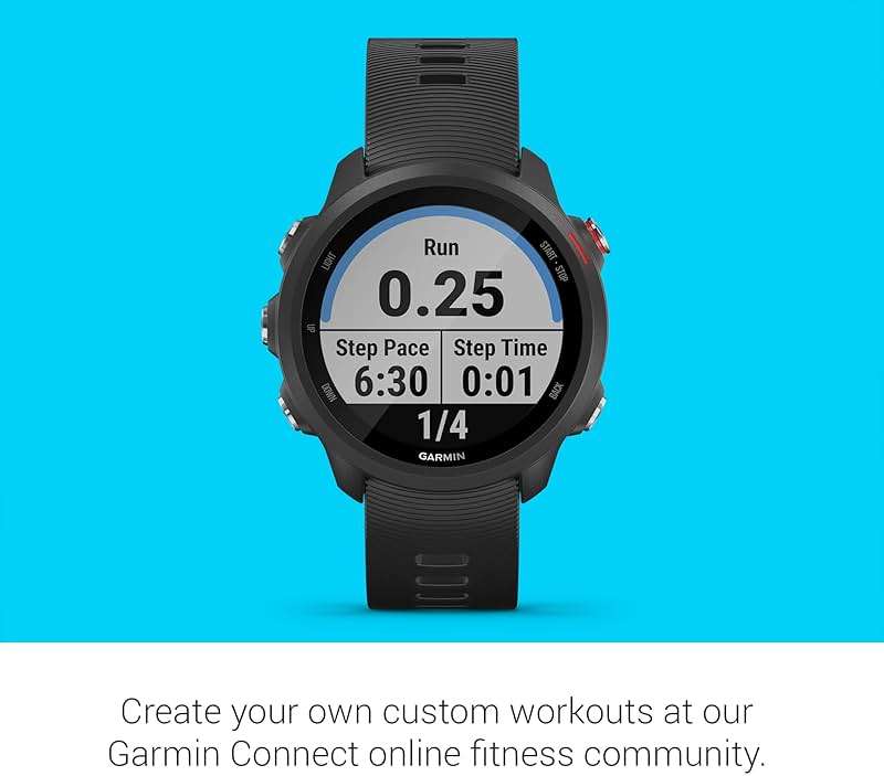 Garmin Forerunner 245 Music, GPS Running Smartwatch with Music and Advanced Dynamics, Black (Renewed) - Image 5