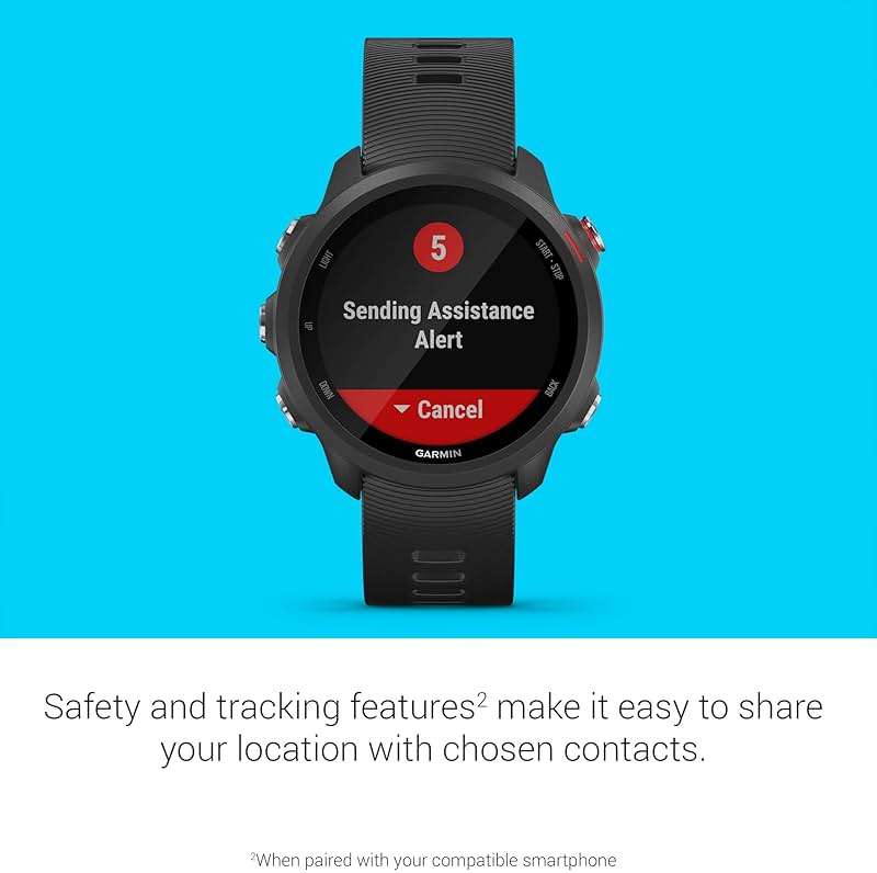 Garmin Forerunner 245 Music, GPS Running Smartwatch with Music and Advanced Dynamics, Black (Renewed) - Image 7