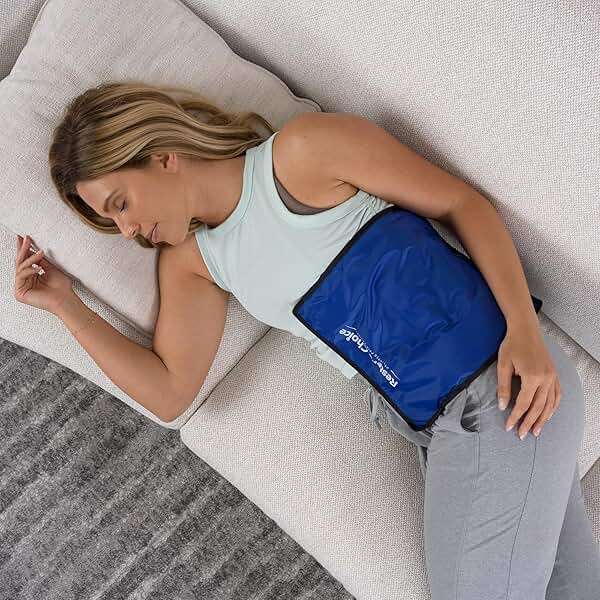 Gel Soft Flexible Ice Pack for Injuries Reusable - (Large: 11"x14.5") for Hip, Shoulder, Knee, Back - Comfy Cold Pack Compress for Swelling, Bruises, Surgery - Image 7