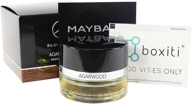 Boxiti Set Agarwood Mood for Mercedes Benz Maybach Air Freshener System, Genuine Perfume for Mercedes, Interior Cabin Fragrance for Mercedes Cars Equipped with Air Balance Package P21 and Boxiti Wipe - Image 1