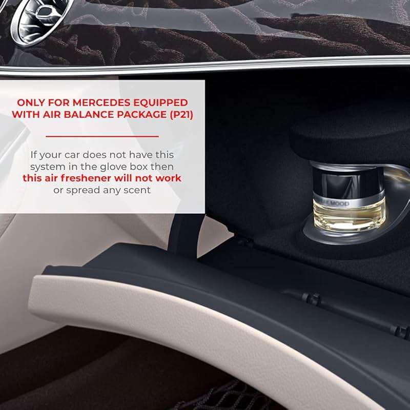 Boxiti Set Agarwood Mood for Mercedes Benz Maybach Air Freshener System, Genuine Perfume for Mercedes, Interior Cabin Fragrance for Mercedes Cars Equipped with Air Balance Package P21 and Boxiti Wipe - Image 2