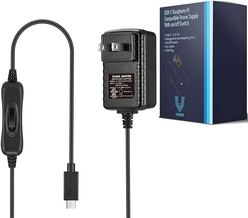 Vilros Raspberry Pi 4 Complete Starter Kit- Includes Raspberry Pi 4 Board, Fan Cooled Case, 64GB Preloaded Micro SD Card and More (4GB, Clear Transparent Case) - Image 4