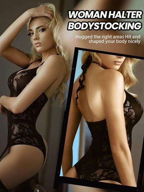 Buitifo Womens Fishnet Bodystocking Plus Size Bodysuit Sexy Tights Soft Nightwear Lingerie - Image 3