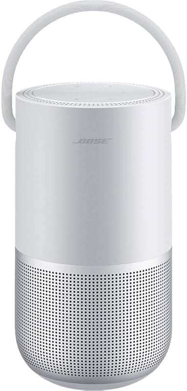 Bose Portable Smart Speaker — Wireless Bluetooth Speaker with Alexa Voice Control Built-in, Silver - Image 1
