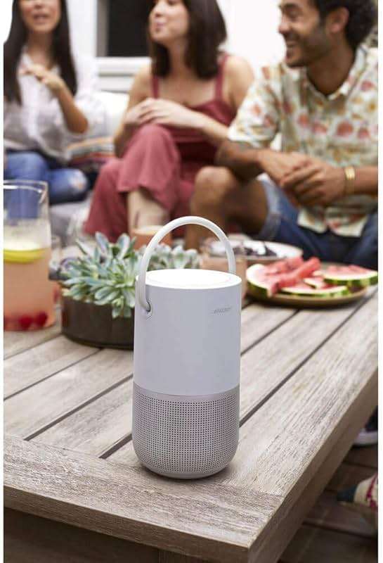 Bose Portable Smart Speaker — Wireless Bluetooth Speaker with Alexa Voice Control Built-in, Silver - Image 3