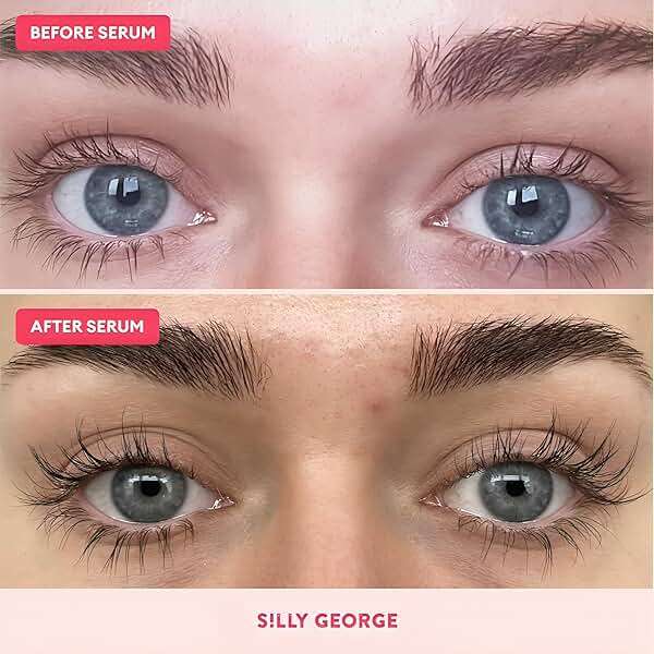 Silly George Eyelash Growth Serum for Thicker, Fuller, Longer & Bold Eyebrows, Premium Serum, Lashes & Brows Enhancer, (3ml, 0.1 Fl. oz) - Image 6