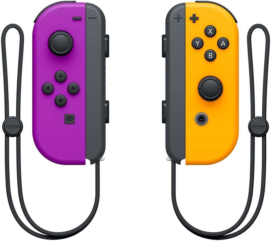 Nintendo Neon Purple/Neon Orange Joy-Con (L-R) - Switch - Image 2