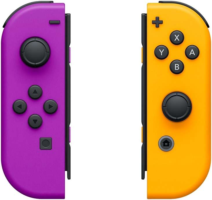 Nintendo Neon Purple/Neon Orange Joy-Con (L-R) - Switch - Image 3