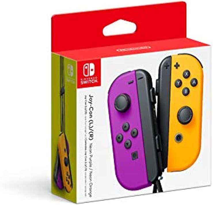 Nintendo Neon Purple/Neon Orange Joy-Con (L-R) - Switch - Image 4
