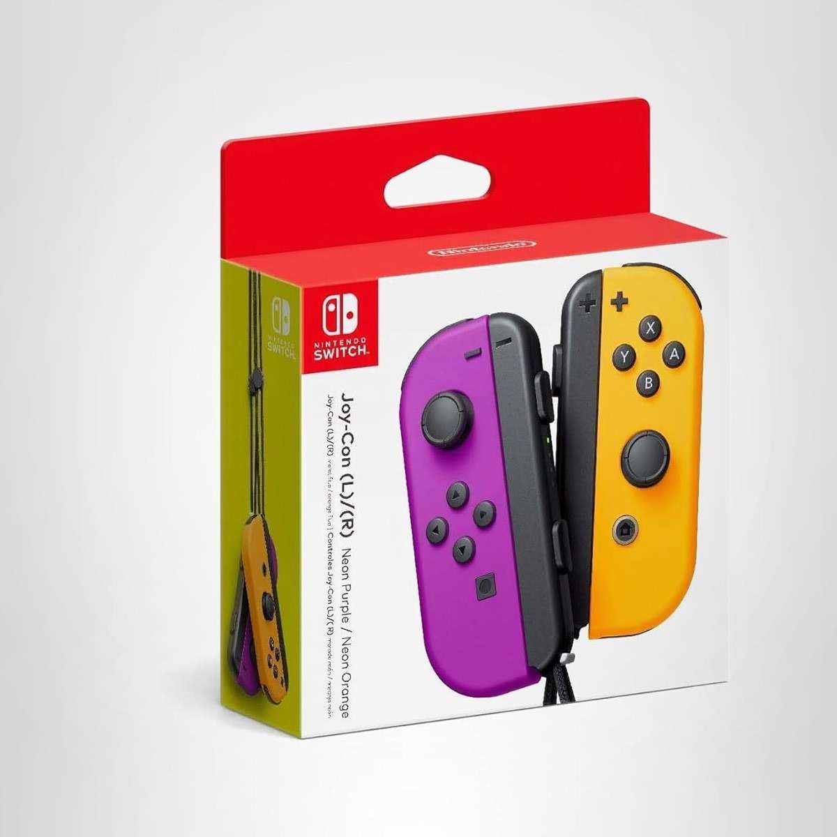 Nintendo Neon Purple/Neon Orange Joy-Con (L-R) - Switch - Image 5