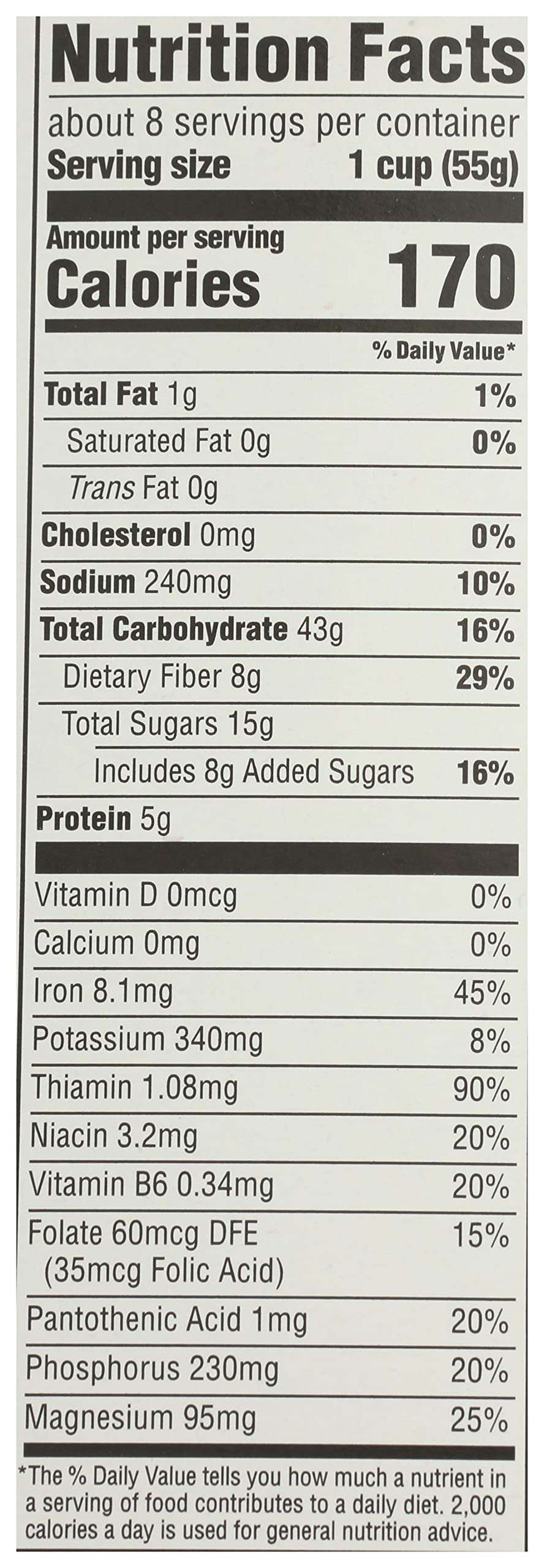 365 by Whole Foods Market, Raisin Bran Cereal, Vegan, Low-Fat, 15 Ounce - Image 8