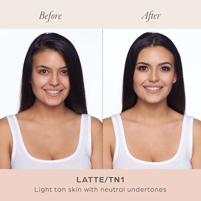PÜR MINERALS 4-in-1 Love Your Selfie Foundation & Concealer - Longwear Medium-to-Full Coverage Liquid Makeup Foundation with Hydrating Blend for Refined-Looking, Natural Beauty Glow & Skin Texture - Image 3