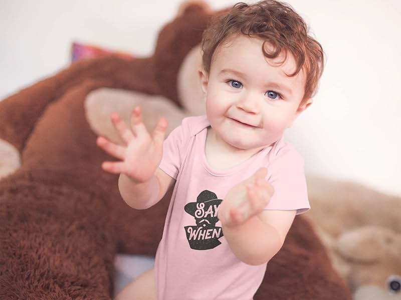 Pop Threads Say When Doc Holliday Western Quote Infant Baby Boy Girl Bodysuit - Image 8