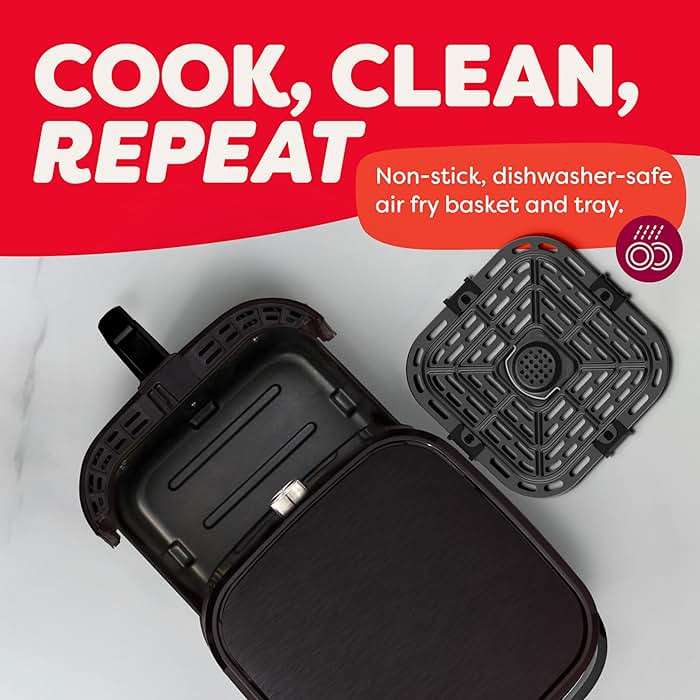 Instant Pot Vortex 6QT XL Air Fryer, 4-in-1 Functions that Crisps, Roasts, Reheats, Bakes for Quick Easy Meals, 100+ In-App Recipes, is Dishwasher-Safe, from the Makers of Instant Pot, Black - Image 9