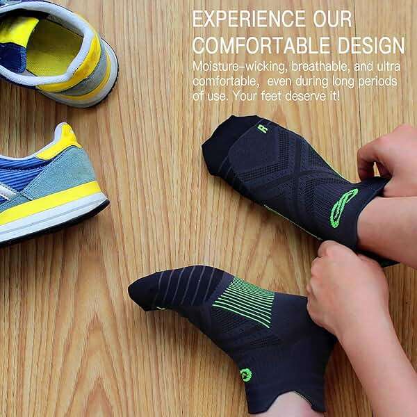 PAPLUS Compression Socks for Men & Women, 2/4/6 Pairs Ankle Running Socks with Arch Support, Ankle Support, Plantar Fasciitis - Image 6