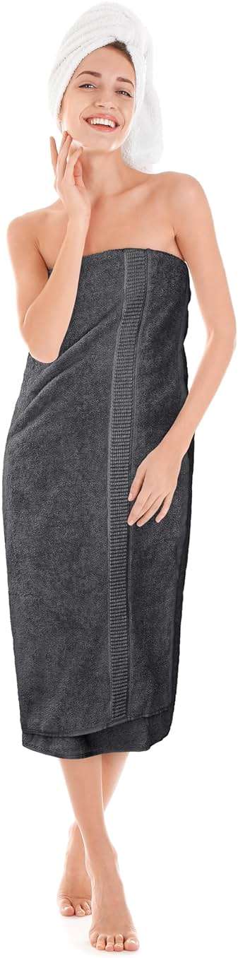 Utopia Towels Jumbo Bath Sheet 2 Piece, 600 GSM, 35 by 70 Inches, 100% Ring Spun Cotton, Absorbent and Quick Dry Extra Large Bath Towel, Grey - Image 8