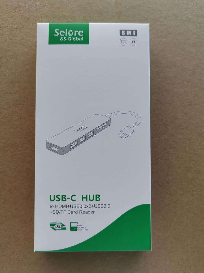 USB C Hub HDMI Adapter for MacBook Pro/Air, 7 in 1 USBC Dongle with HDMI, microSD/SD Card Reader, USB C Data Port,100W PD, and 2 USB 3.0 Compatible for MacBook Pro/Air, Dell XPS, Lenovo Thinkpad. - Image 8