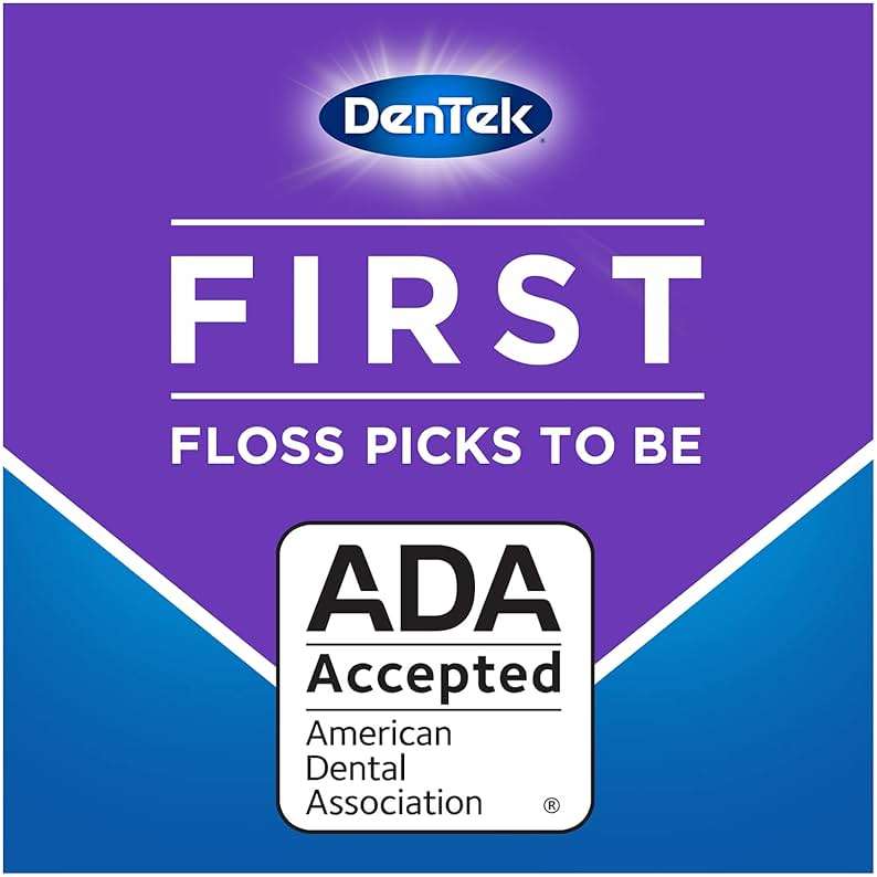 DenTek Cross Flosser Plaque Control Floss Picks, X-Shaped Floss, 75 Count, 3 Pack - Image 5