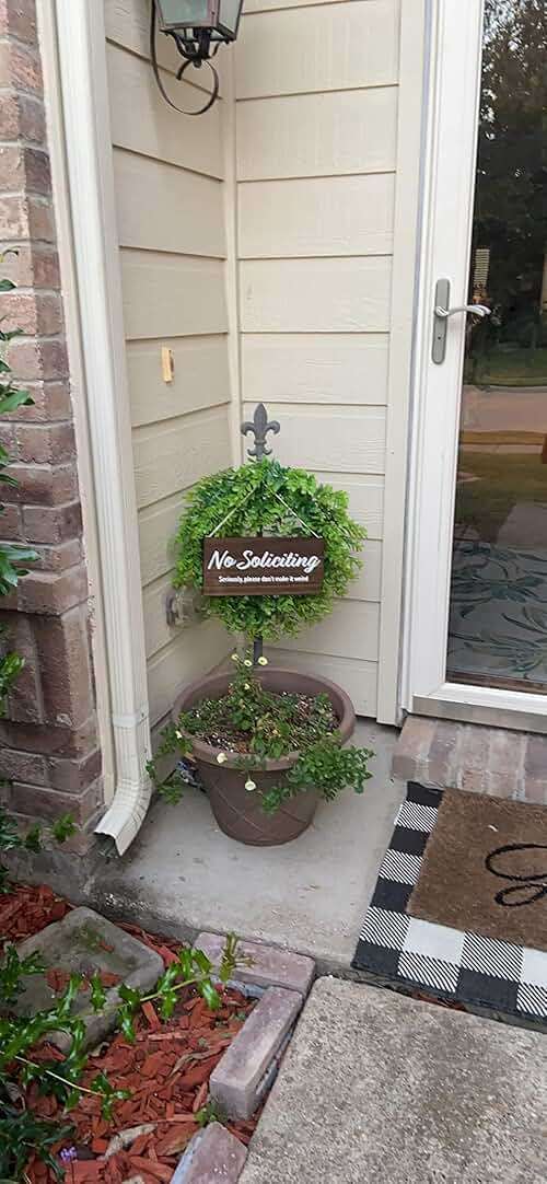No Soliciting Sign for House Funny - No Soliciting Sign For Door - Seriously, Please Don't Make It Weird - Image 2