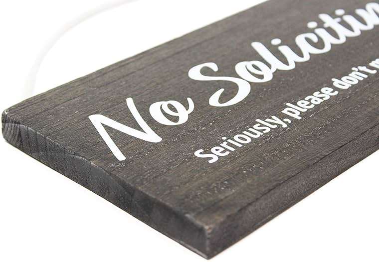 No Soliciting Sign for House Funny - No Soliciting Sign For Door - Seriously, Please Don't Make It Weird - Image 3