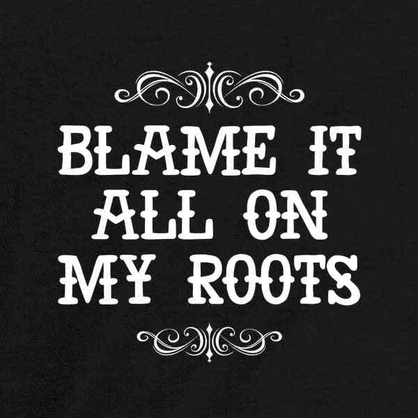 Pop Threads Blame It All On My Roots Country Music Cute Funny Western Infant Baby Boy Girl Bodysuit - Image 2