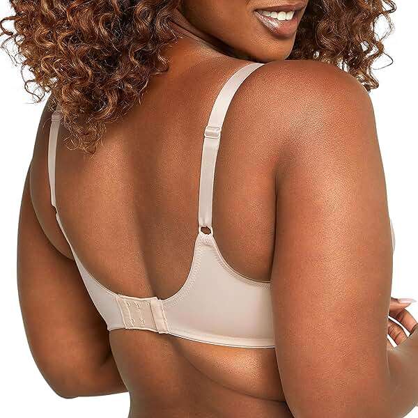 Bali Women's Lilyette Minimizer Underwire Bra with Lace Trim, Microfiber Full Coverage Bra - Image 3