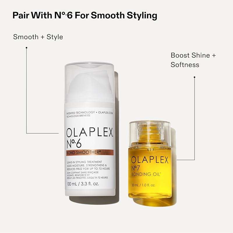 Olaplex N°.7 Bonding Oil: High Shine | Heat Protectant, Visibly Smooths & Softens Hair, Added Color Vibrancy, Up to 72 Hour Frizz Control | For Coily, Curly, Straight, and Wavy - Image 8