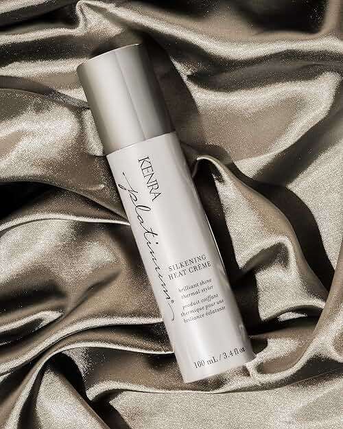 Kenra Platinum Silkening Heat Crème | Brilliant Shine Thermal Styler | Reduces Hot Tool Passes by 50% | Prevents Breakage & Improve Manageability | Heat Protectant | All Hair Types | 3.4 fl. Oz - Image 5