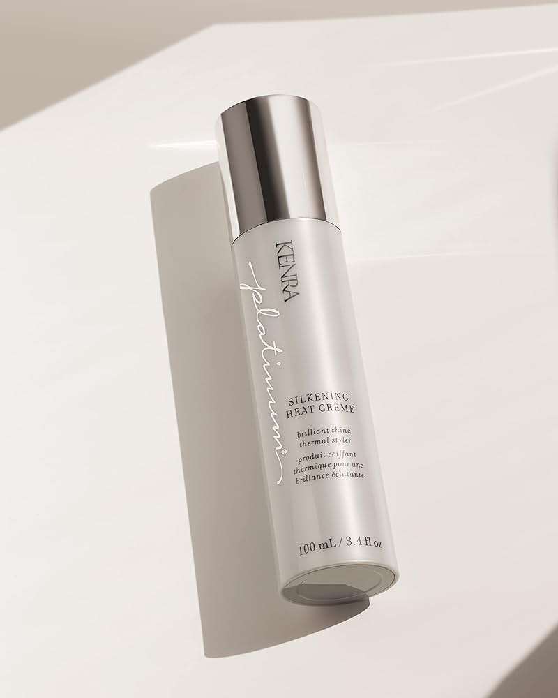 Kenra Platinum Silkening Heat Crème | Brilliant Shine Thermal Styler | Reduces Hot Tool Passes by 50% | Prevents Breakage & Improve Manageability | Heat Protectant | All Hair Types | 3.4 fl. Oz - Image 6