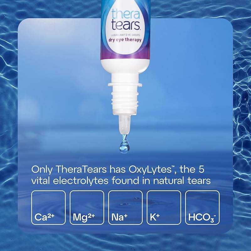 TheraTears Extra Dry Eye Therapy Lubricating Eye Drops for Dry Eyes, 0.5 fl oz Bottle, 2 Count(Pack of 1) - Image 4