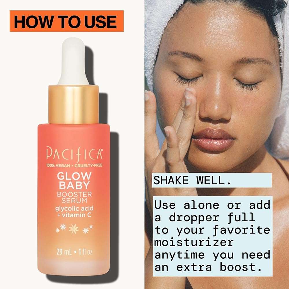 Pacifica Vitamin C Serum for Face – Glow Baby Brightening Facial Serum with Glycolic Acid – Vitamin C Booster Skin Care, Dark Spot Corrector, Vegan Skincare for Glowing Skin, Dermatologist Tested - Image 17