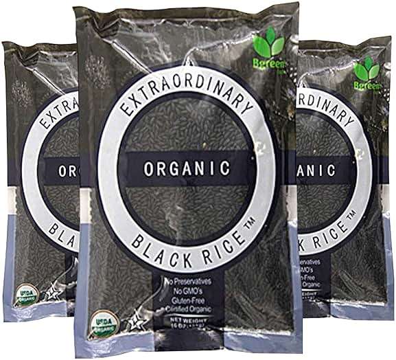 Big Green Organic Food- Extraordinary Black Rice, Gluten-Free, Non-GMO, Vegan, Kosher - Image 3